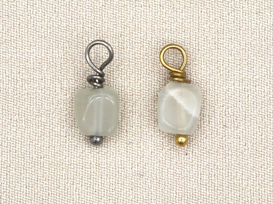 Collect beautiful moments, natural stone moonstone pendant