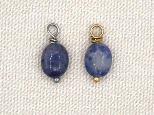 Collect beautiful moments, natural stone blue quartz pendant
