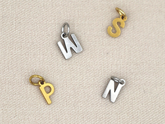 Collect beautiful moments, initial pendant